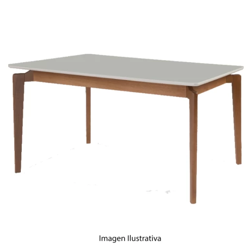 MESA EUCLAR LIMA 220X110 CAPUCCINO/OFF