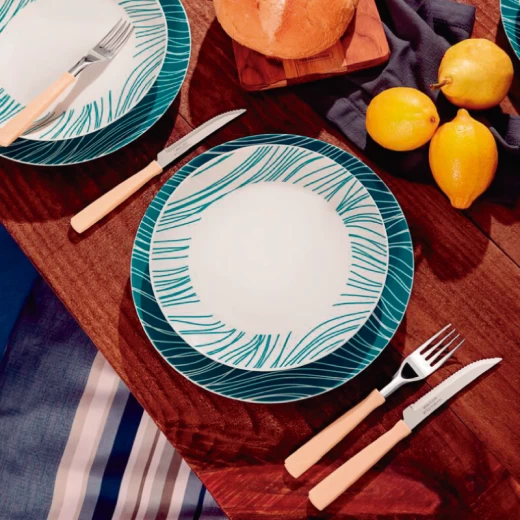 JGO CUBIERTOS TRAMONTINA TA23199/162362 NEWCOLOR 24PZAS