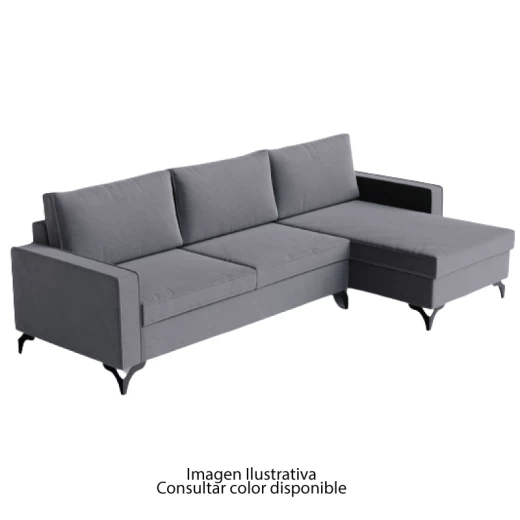 LIVING BURITI SEVILHA 2.70X1.45MT 3A342 IMP GRIS