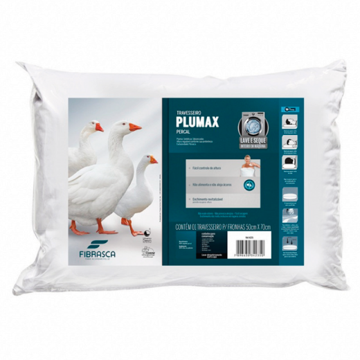 ALMOHADA FIBRASCA 4235 PLUMAX PERCAL 50X70