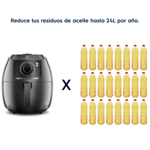 FREIDORA AIR FRYER ELECTROLUX  EAF50 5L 1700W NEGRO