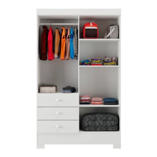 ROPERO RODIAL 11GR4345 4P3G BLANCO CIRANDA