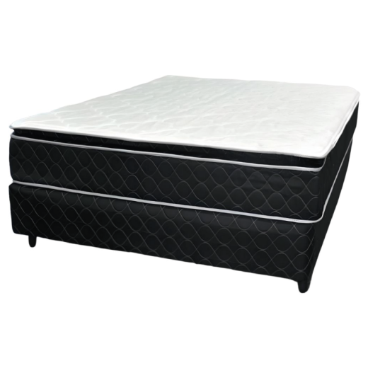 SOMIER KOALA DORMILON PT 160X200 NEGRO