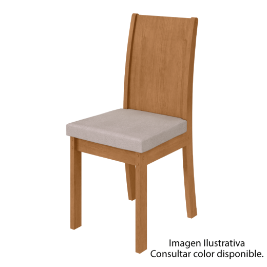 MESA LOPAS 1.20 C/4 SILLAS ATHENAS AME/CLE T496