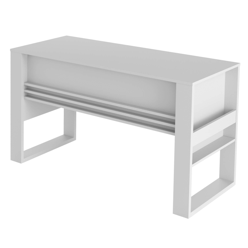 MESA TECNO ME4146.0001 BLANCO/BLANCO C/APLIQUE