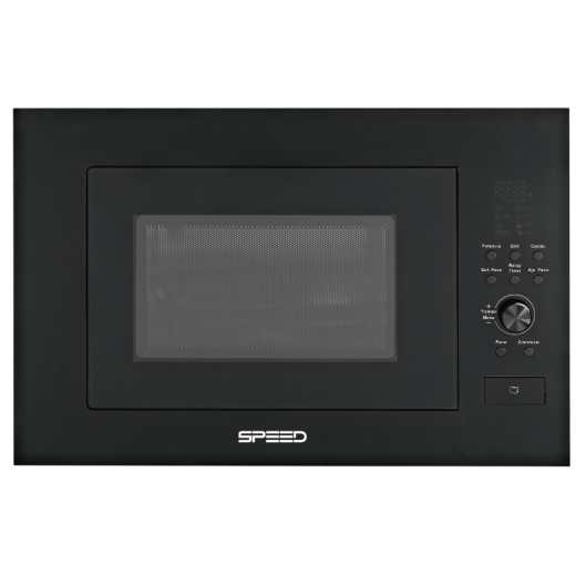 MICROONDAS DE EMPOTRAR SPEED SHME25LN NEGRO 25LTS