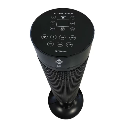 ESTUFA TOKYO TORRE FLAME DIGITAL C/CONTROL 2000W