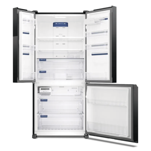 HELADERA ELECTROLUX IM8B MULTIDOOR 633 LTS NEGRO INVERT