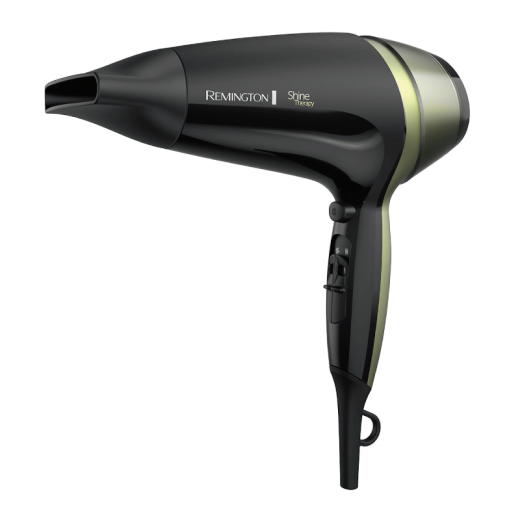 SECADOR DE PELO REMINGTON D13A SHINE THERAPY AVOCADA