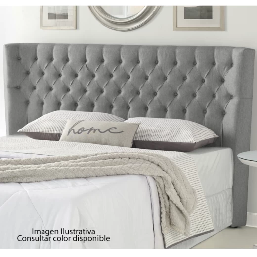 CABECERA MS 318 GRECIA 1.95 T15211 B/CRISTAL GRIS