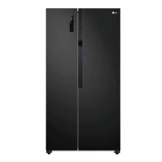 HELADERA LG SBS GS51MPD 509L NEGRO