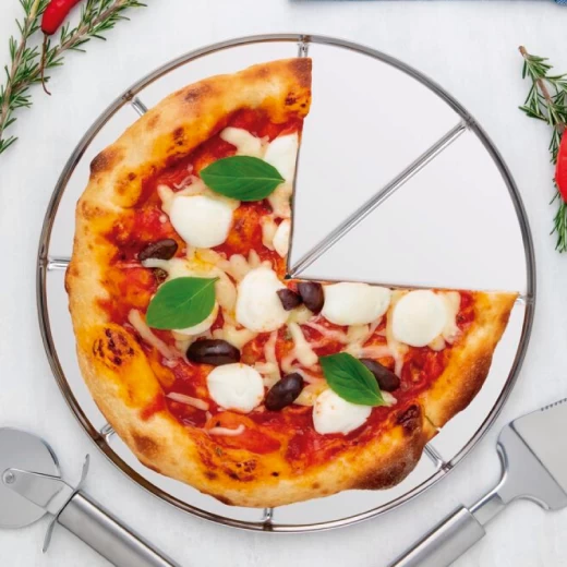 ASADERA P/PIZZA TRAMONTINA TA61744/300 30CM C/DIVISORIA