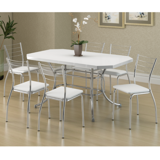 MESA CARRA 150715355 BLANCO BRA/CRO 1510X765