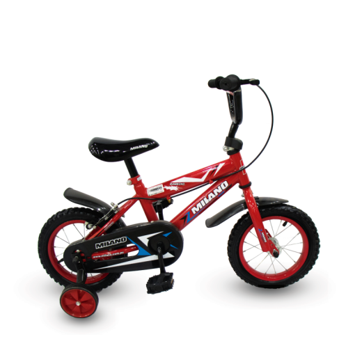 BICI. MILANO BAMBINO 12Plg ROJO C/F