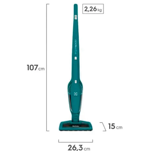 ASPIRADORA ELECTROLUX ERG22 2EN1 A BATERIA 21MIN