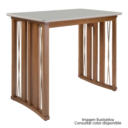 BANCADA EUCLAR TEXAS 120X60 B42 CAPUCCINO/OFF ARENA