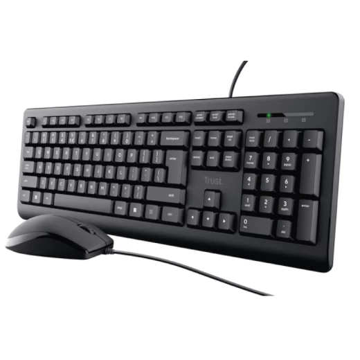 TECLADO TRUST +MOUSE+CABLE