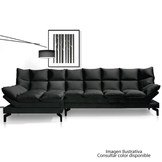 LIVING FB 35565 LUXOR 2.50 PR200 NEGRO 2+1CH