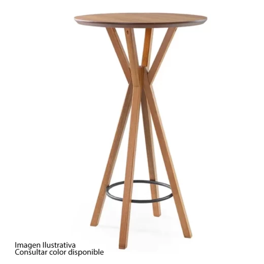 MESA BISTRO AGILE MADRID 9515 EBANO/NEGRO LIGHT