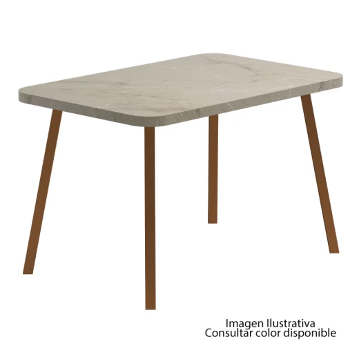 JGO DE COMEDOR CARRA 1598 4S 1736 ARENA CUERINA CARAMEL