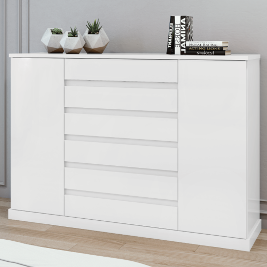 COMODA LOPAS VEDRA 7CAJ2PTAS BLANCO 764138