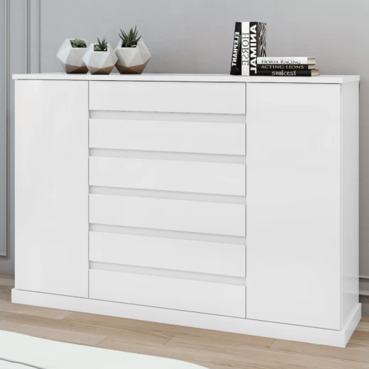 COMODA LOPAS VEDRA 7CAJ2PTAS BLANCO 764138