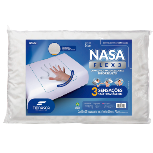 ALMOHADA FIBRASCA 4424 NASA FLEX 3 SOP ALTO