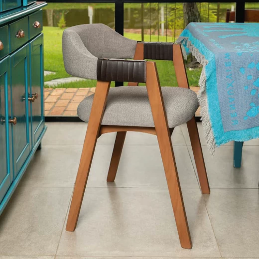 SILLA OCRE 616 LUGANO 4UDS LINHO 70