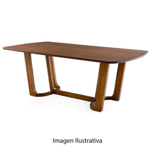 MESA AGILE GEMINI 3717V 2500X1100 CARVALHO/FENDI NOBRE