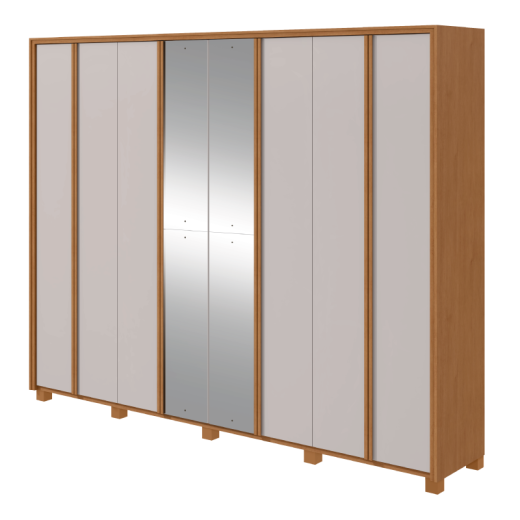 ROPERO LOPAS ERGON 8P C/ESP AMENDOA CLEAN/OFF WHITE