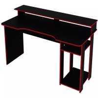 MESA GAMER TECNO ME4153.0002 NEGRO/ROJO