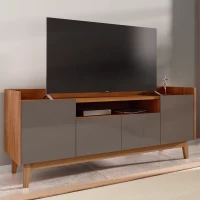 RACK CASA D 71588 ADRIA 1.58 CEDRO/CINZA PEROLA