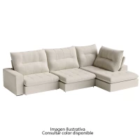 LIVING BURITI AREZZO 3.0X2.20 3A342 CONJ +CHAISE
