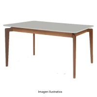 MESA EUCLAR LIMA 160X90 CAPUCCINO/OFF