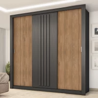 ROPERO CARRA 1183 NEGRO C/FREIJO