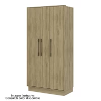 ROPERO CARRA 1135 3P2C NOCE NEGRO