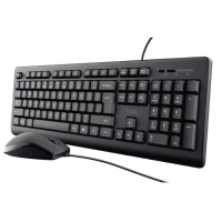 TECLADO TRUST +MOUSE+CABLE