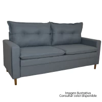 SOFA MAGA MILANO 1.85 AA43 GRIS OSCURO