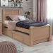 CAMA LOPAS 4059556468 ATHENAS CARV/NAT C/CAMA AUXILIAR