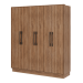ROPERO CARRA 1137 6P2C NOCE