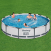 PISCINA BESTWAY SET 6.473 LITROS STEEL PRO MAX C/ESTRUC