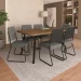 JGO DE COMEDOR CARRA ALMERIA 1597 6S 1736 GRAF/CUER/NEG