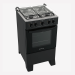 COCINA ATLAS COLISEUM PLUS 5B S/ENC. NEGRO