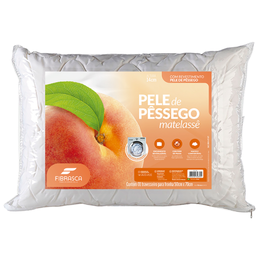 ALMOHADA FIBRASCA 4339 PELE DE PESSEGO MATELASSE