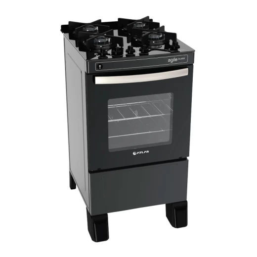 COCINA ATLAS AGILE 4H UP GLASS TITANIO