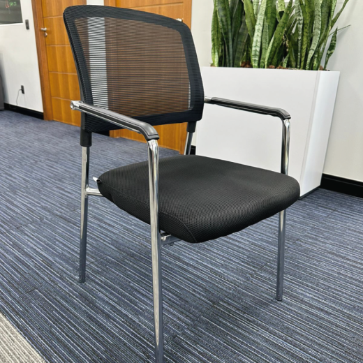 SILLA DE ESCRITORIO BLUME FIJA BLM2028 NEGRO