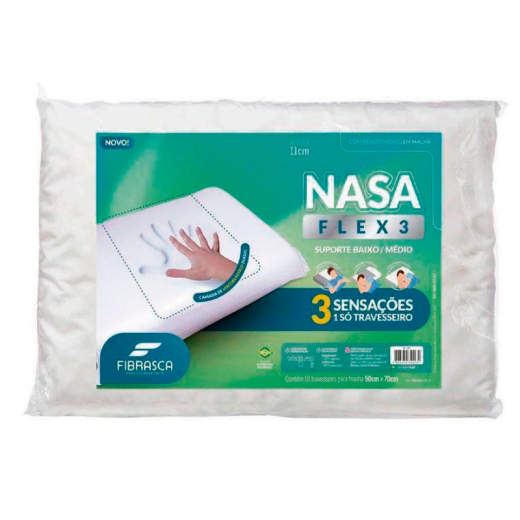 ALMOHADA FIBRASCA 4423 NASA FLEX 3 SUP.BAJO/MEDIO