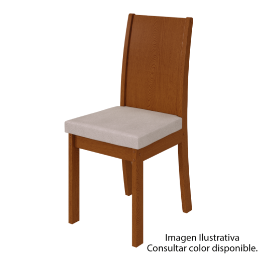 MESA LOPAS 1.20 C/4 SILLAS ATHENAS FRASSINO T495