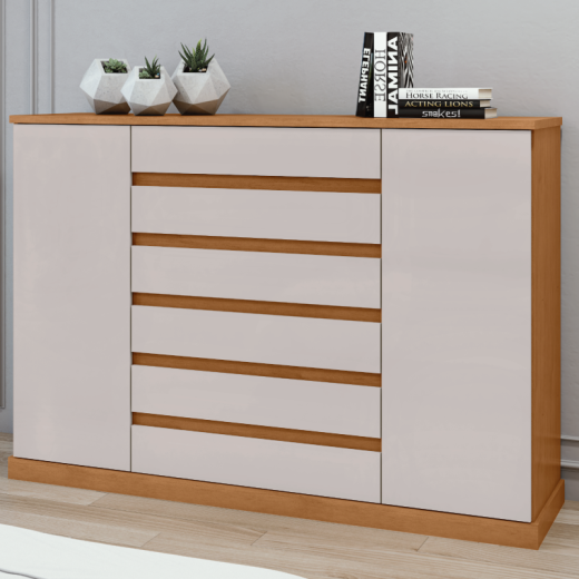 COMODA LOPAS VEDRA 7CAJ2PTAS AMENDOA CLEAN /OFF WHITE 7