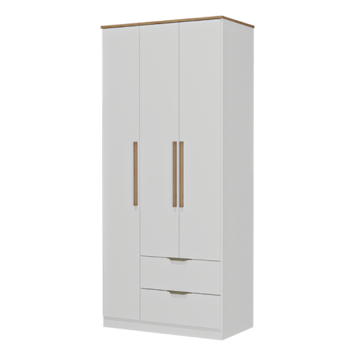 ROPERO CARRA 1188 3P2C BLANCO